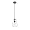 Z-Lite Ayra Pendant, 1-Light, 8 In.W x 11.75 In.H, Matte Black/Clear 488P8-MB - alternate 4